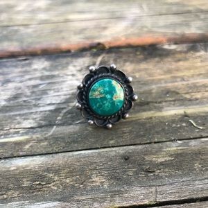 Vintage Zuni Turquoise Ring